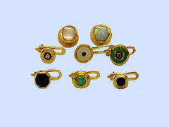 18K Gold Shirt Studs