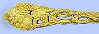 New Hand-Forged Silver-Gilt Flatware<br/>Chased and Pierced Vine Pattern