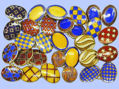 New Enamelled Silver Cufflinks