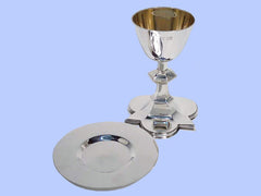 Victorian Silver Chalice and Paten - Recently Sold