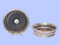 Pair of George III Silver Wine Coasters - Recently Sold