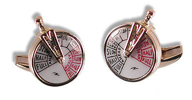 18K Gold 'Ship's Telegraph' Cufflinks