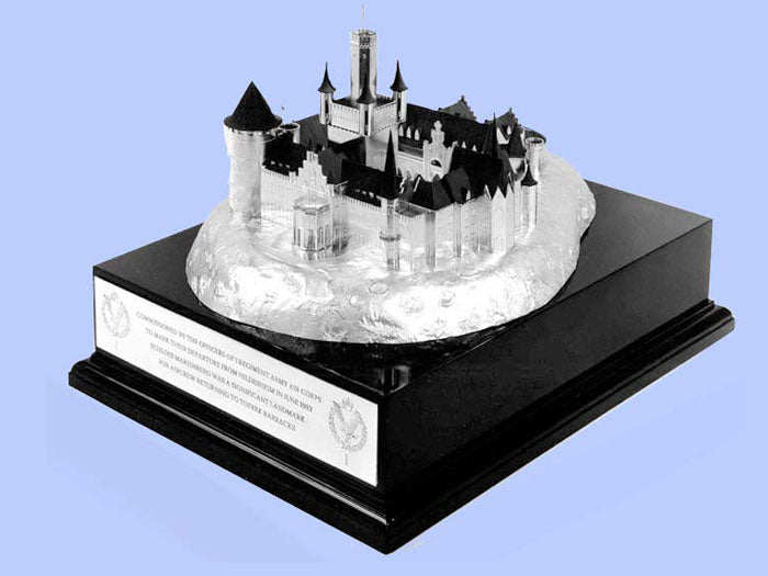 Silver Model of the Schloss Marienberg Silver Model of the Schloss Marienberg