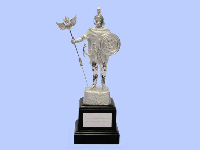 Silver Statuette of a Roman Centurion Silver Statuette of a Roman Centurion