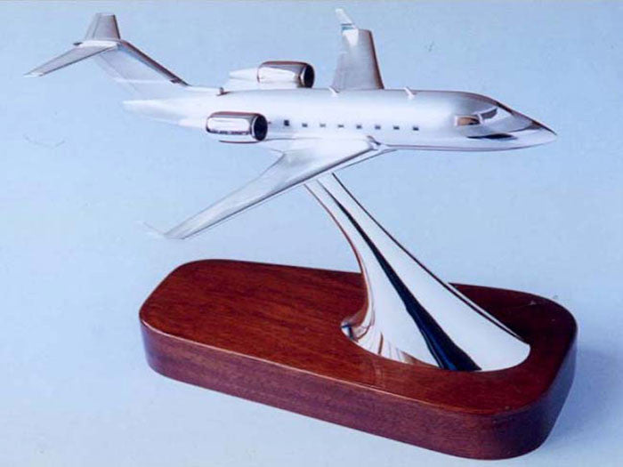 Silver Model of the Challenger 604 Silver Model of the Challenger 604