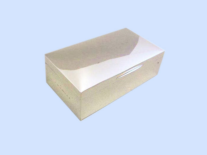New Larger Silver Cigar Box New Larger Silver Cigar Box