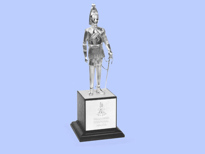 Silver Statuette of a Life Guards Officer Silver Statuette of a Life Guards Officer