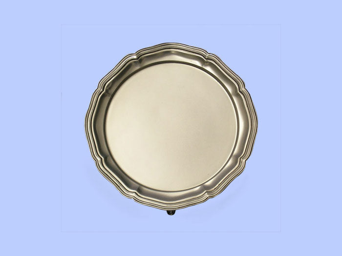 Small Silver Salver with Moulded Border 1937 Small Silver Salver with Moulded Border 1937