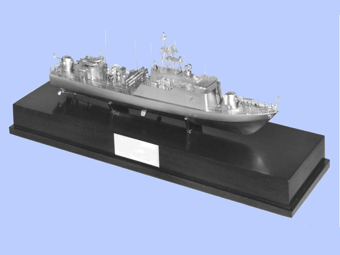Silver Model of a Fast Patrol Vessel Silver Model of a Fast Patrol Vessel