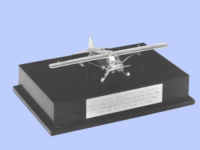 Silver Model of a De Havilland Beaver