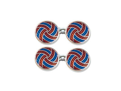 Copy of Silver, Red & Green Cufflinks Copy of Silver, Red & Green Cufflinks