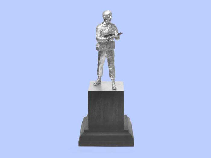 Silver Statuette of a Royal Military Police Corporal Silver Statuette of a Royal Military Police Corporal
