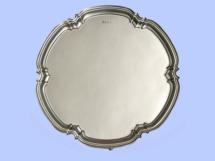 Large Lobed Silver Salver 1979 Large Lobed Silver Salver 1979
