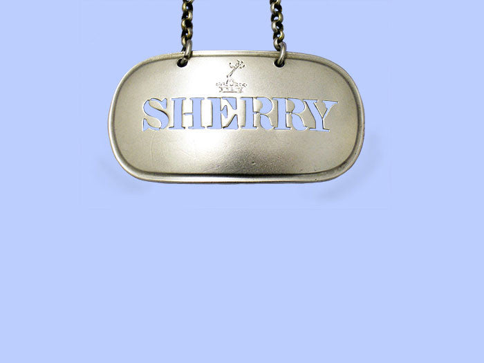 Victorian Silver 'Sherry' Wine Label 1845 Victorian Silver 'Sherry' Wine Label 1845