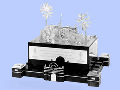 Silver Model of a Java Campaign Centerpiece