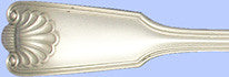 New Hand-Forged Silver Flatware<br/>Fiddle, Thread and Shell Pattern