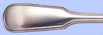 New Hand-Forged Silver Flatware <br/>Fiddle Thread Pattern