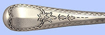 New Hand-Forged Silver Flatware<br/>Hanoverian Engraved Pattern