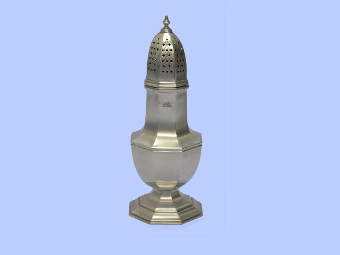 1937 Octagonal Silver Sugar Shaker