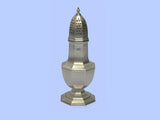 1937 Octagonal Silver Sugar Shaker