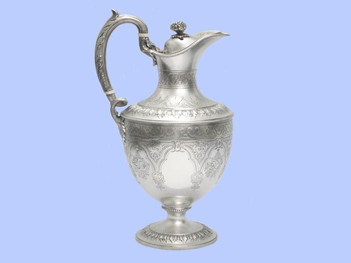 Victorian Silver Claret Jug 1873