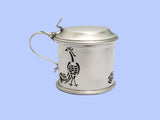 Edwardian Silver Mustard Pot 1904