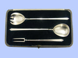 Three-Piece Silver Salad Serving Set