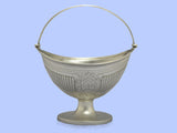 George III Half-Fluted Silver Sugar Basket