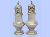 Pair of George III Silver Pepper Casters