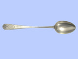 *Irish* - Antique Brightcut Silver Long Serving Spoon - Pittar