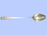 *Irish* - Antique Cork Plain Silver Long Serving Spoon (Larger)