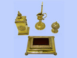Magnificent Twenty-Two Piece Silver-Gilt Dressing Table Service