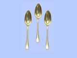 Set of Twelve Silver Grapefruit Spoons