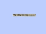 *Irish* - Antique Hook-End Silver Long Serving Spoon