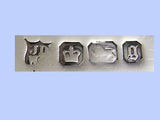 Late Victorian Shaped Oblong Silver Inkstand