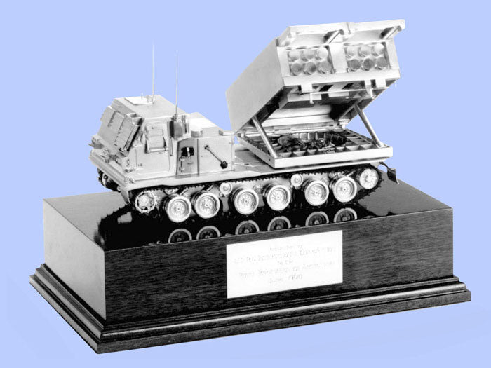Silver Model of the MLRS
