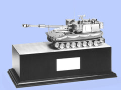 Silver Model of the M109 Howitzer