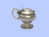 Victorian Half-Fluted Silver Mustard Pot