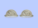 Pair of Silver 'Pheasant' Placecard Holders