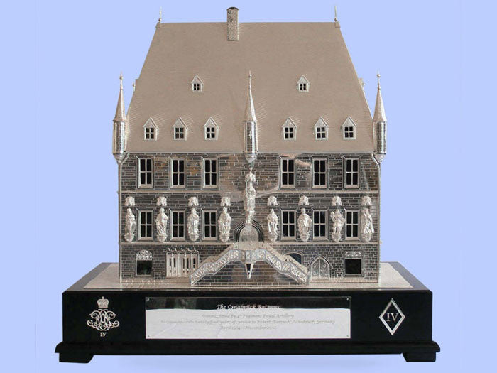 Silver Model of the Osnabruck 'Rathaus'