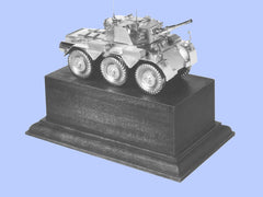Silver Model of the Saladin Mark II Armoured  Vehicle