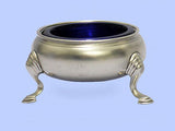 Pair of George II Round Silver Salt Cellars