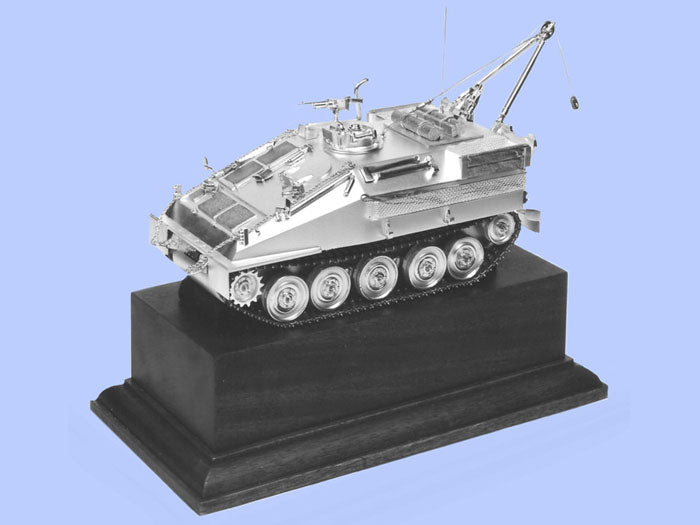 Silver Model of the Samson Recovery Vehicle