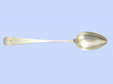 *Irish* - Antique Cork Plain Silver Long Serving Spoon (Shorter)