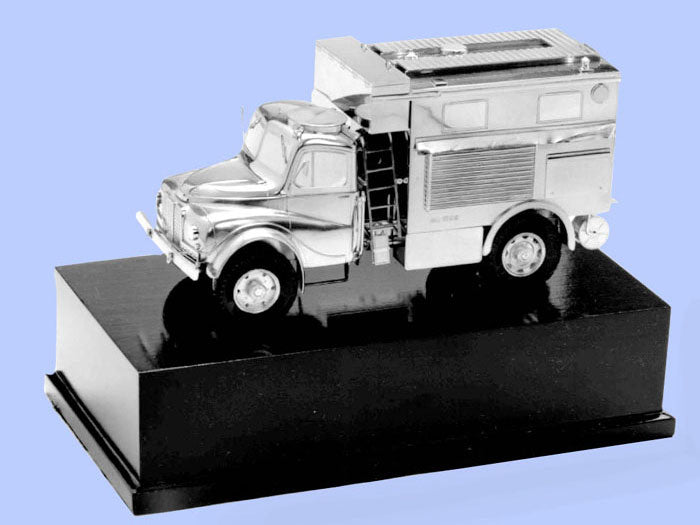 Silver Model of the Austin K9 Radio Vehicle